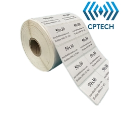 IN MỰC _ Decal thường giấy in tem nhãn mã vạch 50x30 cuộn 50m - 50X30 2 TEM THƯỜNG