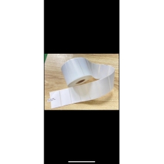 Tem trà sữa , tem dán cốc trà sữa , in mã vạch khổ 50x30 mm, 800 tem, cuộn 25m