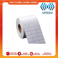 Giấy In Mã Vạch 3 Tem 35x22 mm In Nhiệt (Cuộn 30 Mét)