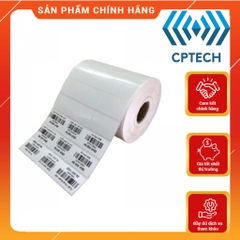 IN MỰC _ Giấy in tem khổ 35x22 mm, 3 temhàng, cuộn 50m, khổ 110mm, in mực ( 35X22 3 TEM THƯỜNG )