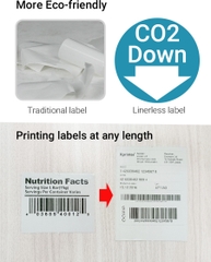 Máy in hóa đơn & tem nhãn Xprinter XP-Q302F – Máy in nhiệt 2 trong 1 hỗ trợ nhãn không đế, tốc độ cao