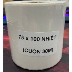 Giấy In Nhiệt Khổ A7 ( 75x100mm ) , In Đơn hàng Sàn Thương Mại Điện Tử 75x100mm Siêu Tiết Kiệm.
