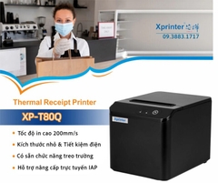 Máy In Hóa Đơn Nhiệt Xprinter XP-T80Q