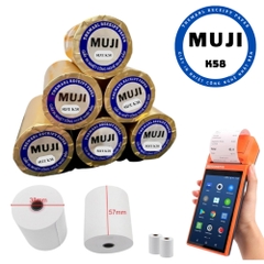 Giấy in hoá đơn K8045 MUJI Giấy in nhiệt, Giấy in bill K80x45 MUJI