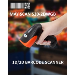 Máy quét mã vạch không dây , Đầu đọc Qrcode không dây kết nối USB dùng trên Laptop, PC