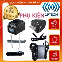 Phụ kiện dành cho máy Xprinter 350b, Xprinter 420b... thanh giữ giấy, dây usb, bộ dây nguồn.