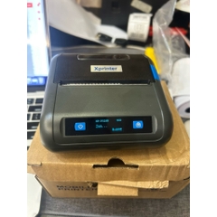 Máy in di động tem mã vạch, tem nhãn XP-P326B: Màn hình LCD, pin 2000mAh, in nhanh 70mm/s