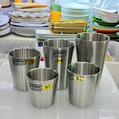 Ly Nước Inox 2 Lớp Cách Nhiệt Tithafac Nhiều Size Cao Cấp - Hàng Việt Nam Sản Xuất