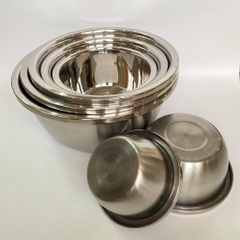 Thau Sâu Inox Loại Dày Nhiều Size Cao Cấp