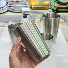 Ly Nước Inox 2 Lớp Cách Nhiệt Tithafac Nhiều Size Cao Cấp - Hàng Việt Nam Sản Xuất