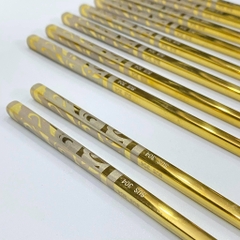 Đũa Inox 304 Hàn Quốc Mạ Vàng Set 5 Đôi - Hàng Cao Cấp