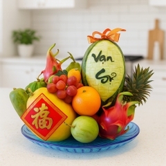 Dĩa Nhựa Pha Lê Nhiều Màu Cao Cấp Đức Thành DNT01 - Hàng Việt Nam Sản Xuất