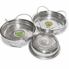 Rổ Inox Có Quai Cầm Cao Cấp - Hàng Việt Nam Sản Xuất