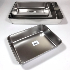 Khay Sâu Chữ Nhật Inox 304 Loại Dày - Hưng Thuận Phát