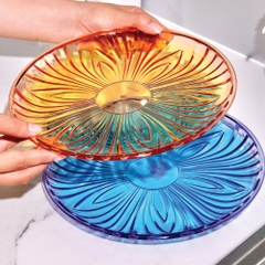 Dĩa Nhựa Pha Lê Nhiều Màu Cao Cấp Đức Thành DNT01 - Hàng Việt Nam Sản Xuất