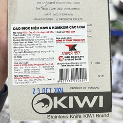 Vỉ Dao Kiwi 512 Cán Nhựa Đỏ Cao Cấp - Hàng Nhập Khẩu Thái Lan