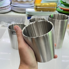 Ly Nước Inox 2 Lớp Cách Nhiệt Tithafac Nhiều Size Cao Cấp - Hàng Việt Nam Sản Xuất