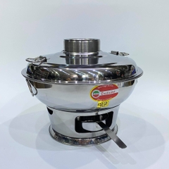 Nồi Lẩu Cù Lao - Lẩu Than - Lẩu Cồn Inox Cao Cấp - Hàng Việt Nam Sản Xuất