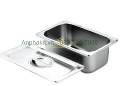 Khay 1/4 Inox 304 (26.5 x 16.2cm)- Khay G/N - Khay Buffet - Khay Kem - Hưng Thuận Phát