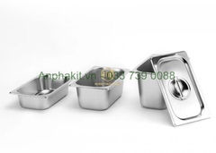 Khay 1/4 Inox 304 (26.5 x 16.2cm)- Khay G/N - Khay Buffet - Khay Kem - Hưng Thuận Phát