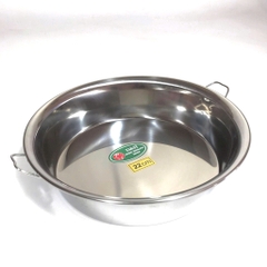 Khay Tròn Inox Nhiều Size - Khay Bơ Inox Nhiều Size - Hàng Việt Nam Sản Xuất
