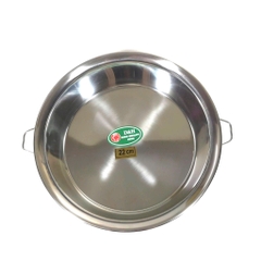 Khay Tròn Inox Nhiều Size - Khay Bơ Inox Nhiều Size - Hàng Việt Nam Sản Xuất