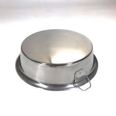 Khay Tròn Inox Nhiều Size - Khay Bơ Inox Nhiều Size - Hàng Việt Nam Sản Xuất