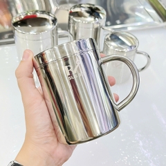 Ca Inox 304 2 Lớp Cách Nhiệt Có Nắp