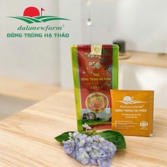 Trà đông trùng hạ thảo Dalanewfarm | Hỗ trợ tăng cường hệ miễn dịch giảm mệt mỏi | Sản phẩm OCOP 4 sao Lâm Đồng