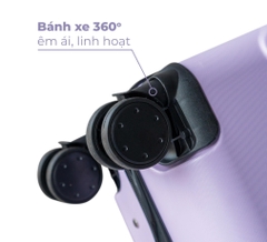 [Size 20] Vali kéo Hùng Phát 230 Nhựa Abs siêu nhẹ có khay để cốc, móc treo đồ tiện lợi