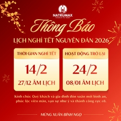 THÔNG BÁO LỊCH NGHỈ TẾT NGUYÊN ĐÁN BÍNH NGỌ 2026