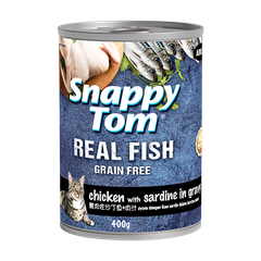 SNAPPY TOM REAL FISH & REAL MEAT 400G