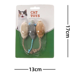 Chuột Đồ Chơi Nhồi Catnip Cho Mèo, Banh Lông Vũ Đồ Chơi Cho Mèo