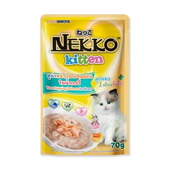 Pate Cho Mèo NEKKO Jelly/Gravy/Kitten Mousse, Creamy,... [Gói 70g]