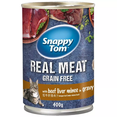 Pate Mèo SNAPPY TOM Real Fish & Real Meat [Lon 400g]