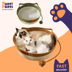 Ổ Ngủ Kết Hợp Cào Móng Cho Mèo