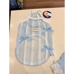 Áo Thun 2 Dây Thoáng Mát Cho Thú Cưng, Áo Thun Mùa Hè Cho Chó Mèo