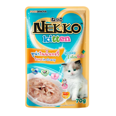 Pate Cho Mèo NEKKO Jelly/Gravy/Kitten Mousse, Creamy,... [Gói 70g]