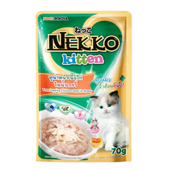 Pate Cho Mèo NEKKO Jelly/Gravy/Kitten Mousse, Creamy,... [Gói 70g]