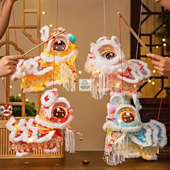 Đèn lồng múa lân phát sáng, đèn trung thu sư tử