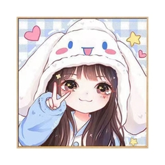 Tranh tô màu số hóa đã căng khung kèm màu, cọ size 20x20, tranh số hóa hoạt hình, bé ba, phong cảnh, loopy, cappy bara