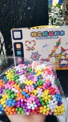 Bộ xếp hình hình hoa mai 3D 200, 400 chi tiết, mô hình lắp ráp hoa mai 3D xoay chiều tặng kèm hướng dẫn lắp ráp