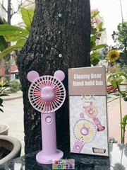 Quạt cầm tay mini capybara, kuromi, quạt sạc công nghệ cao turbo màn led, Quạt quạt tích điện để bàn nhỏ gọn