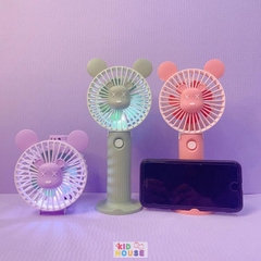 Quạt cầm tay mini capybara, kuromi, quạt sạc công nghệ cao turbo màn led, Quạt quạt tích điện để bàn nhỏ gọn
