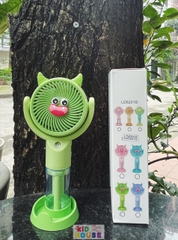 Quạt cầm tay mini capybara, kuromi, quạt sạc công nghệ cao turbo màn led, Quạt quạt tích điện để bàn nhỏ gọn