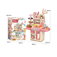 Bộ đồ chơi nấu ăn, bộ đồ chơi nhà bếp hiệu ứng khói, đèn...cỡ lớn, nhỏ, bộ đồ chơi nhà bếp cao cấp (kèm pin)