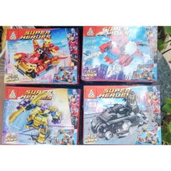 Bộ xếp hình ninja rồng huyền thoại, siêu anh hùng, đồ chơi lắp ghép siêu nhân, xếp hình ninja nhiều kích cỡ cho bé