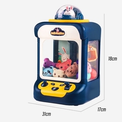 Máy gắp thú bông mini kèm gấu bông dành cho bé, đồ chơi gắp thú bông Kuromo có nhạc có đèn bắt mắt hàng cao cấp