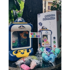 Máy gắp thú bông mini kèm gấu bông dành cho bé, đồ chơi gắp thú bông Kuromo có nhạc có đèn bắt mắt hàng cao cấp