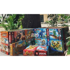 Bộ xếp hình ninja rồng huyền thoại, siêu anh hùng, đồ chơi lắp ghép siêu nhân, xếp hình ninja nhiều kích cỡ cho bé